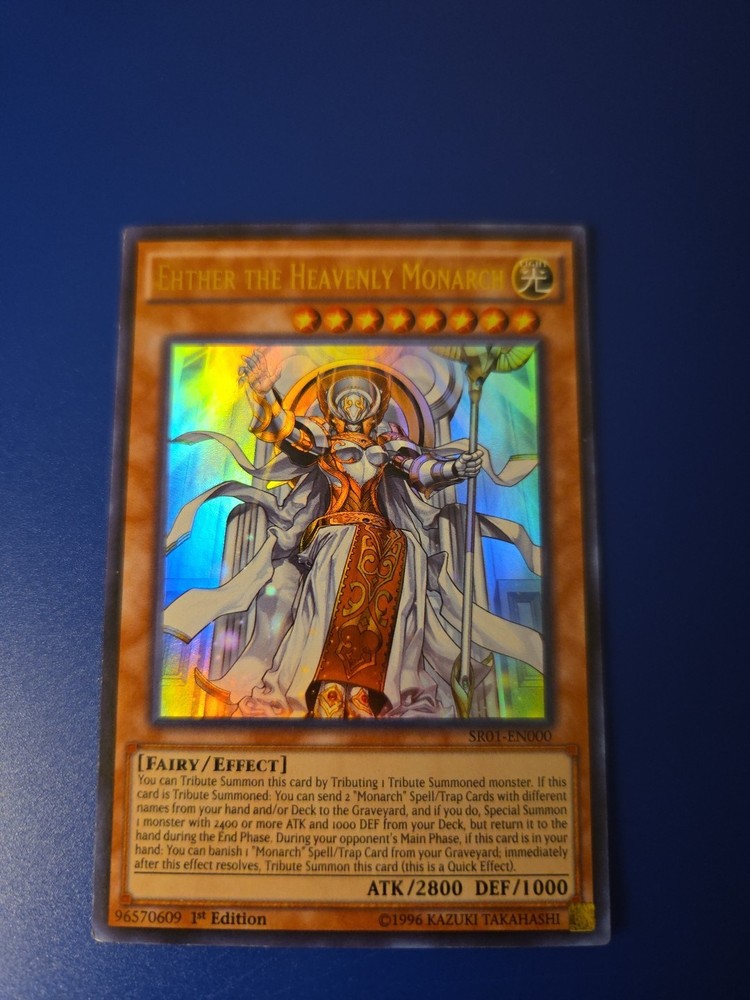Ehther the Heavenly Monarch SR01-EN000 Structure Deck: Emperor of... 1st Ed
