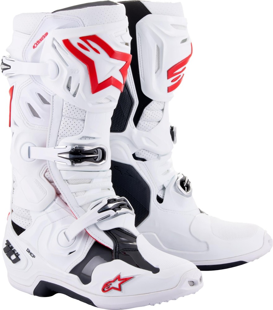 Tech 10 Supervented Boots White/Bright Red Sz 12