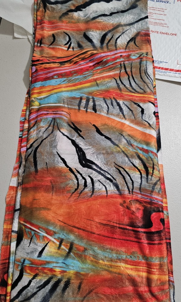 Swimwear - Abstract Tiger 4 Way Stretch  Fabric 64