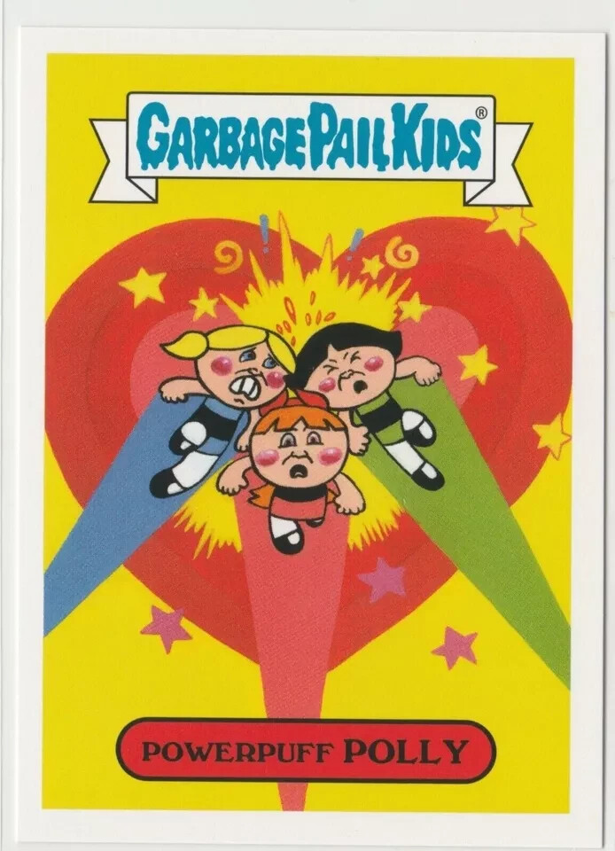 Powerpuff Polly Garbage Pail Kids GPK 2016 Prime Slime Trashy TV Series Card