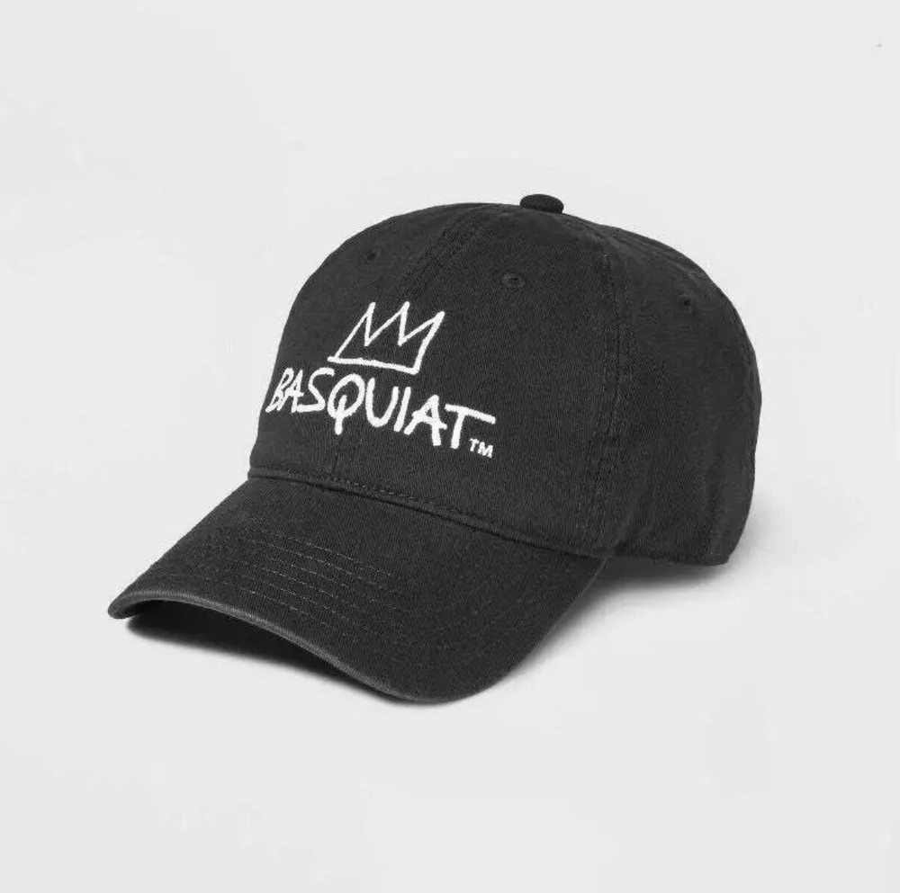 Men's Jean-Michel Basquiat Dad Baseball Hat - Black
