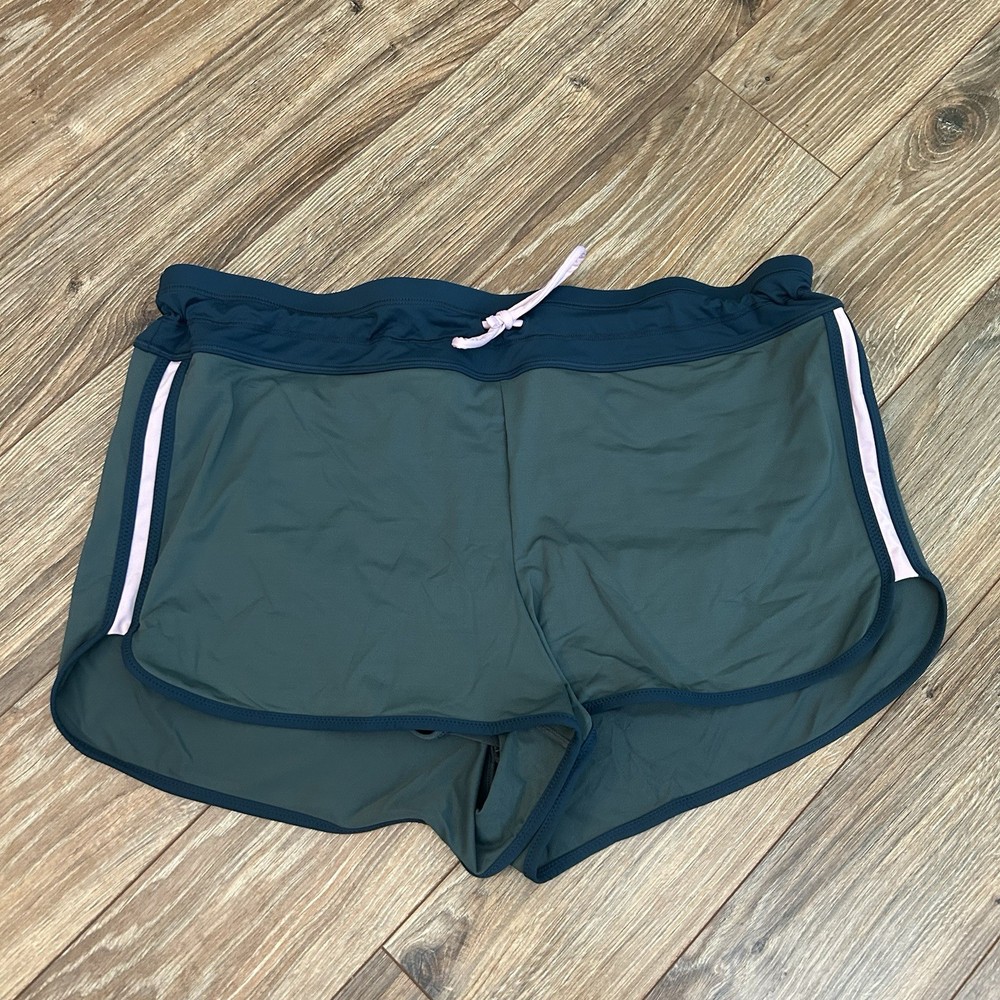 ATHLETA Surge Swim Shorts : Green Women’s Large