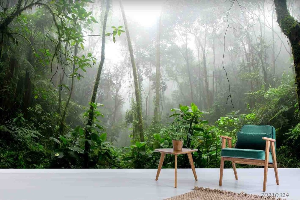 3D Forest Plants Landscape Wall Murals Wallpaper Murals Wall Sticker