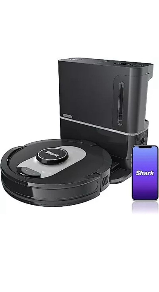 Shark AI Ultra Robot Vacuum with Self-Empty Base UR250BEYUS in Black