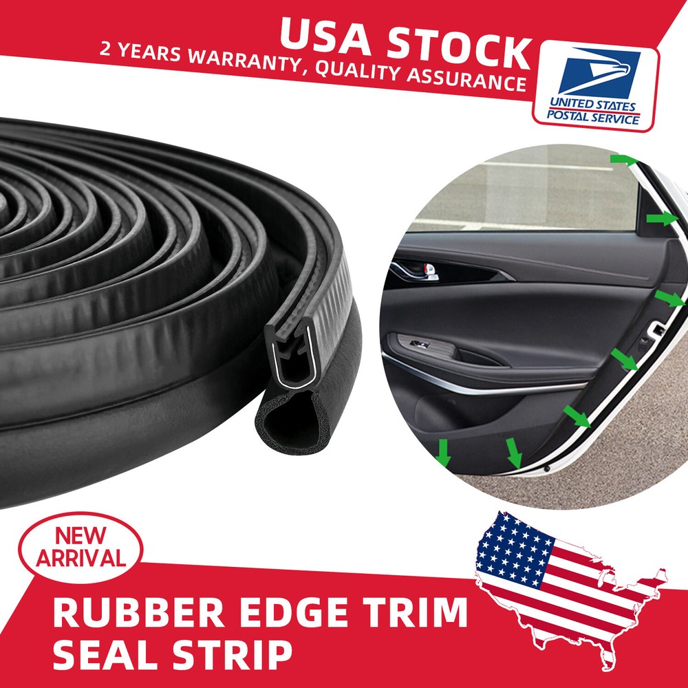 13ft U-Shape Car Door Edge Trim Guard Rubber Seal for Nissan TITAN Protection