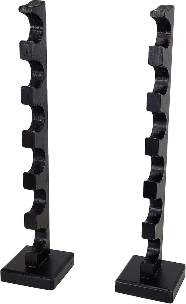 6-Tier Wooden Wand Stand for Magic Wands Display