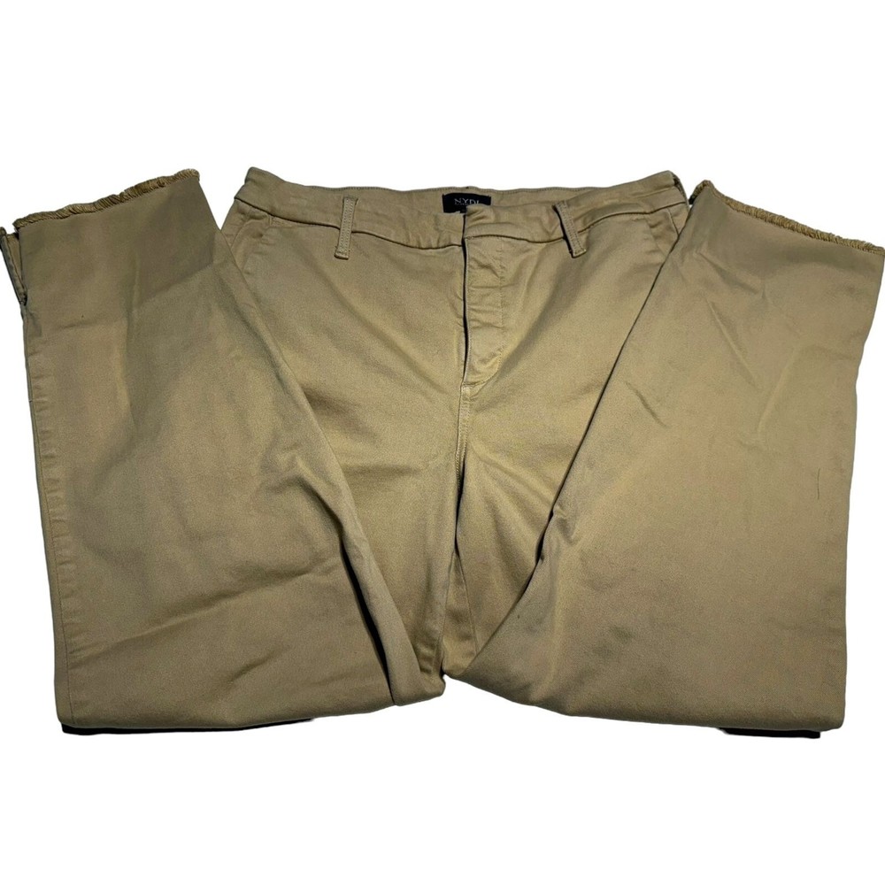 NYDJ Raw Hem Beige Chinos Size 6 for Women