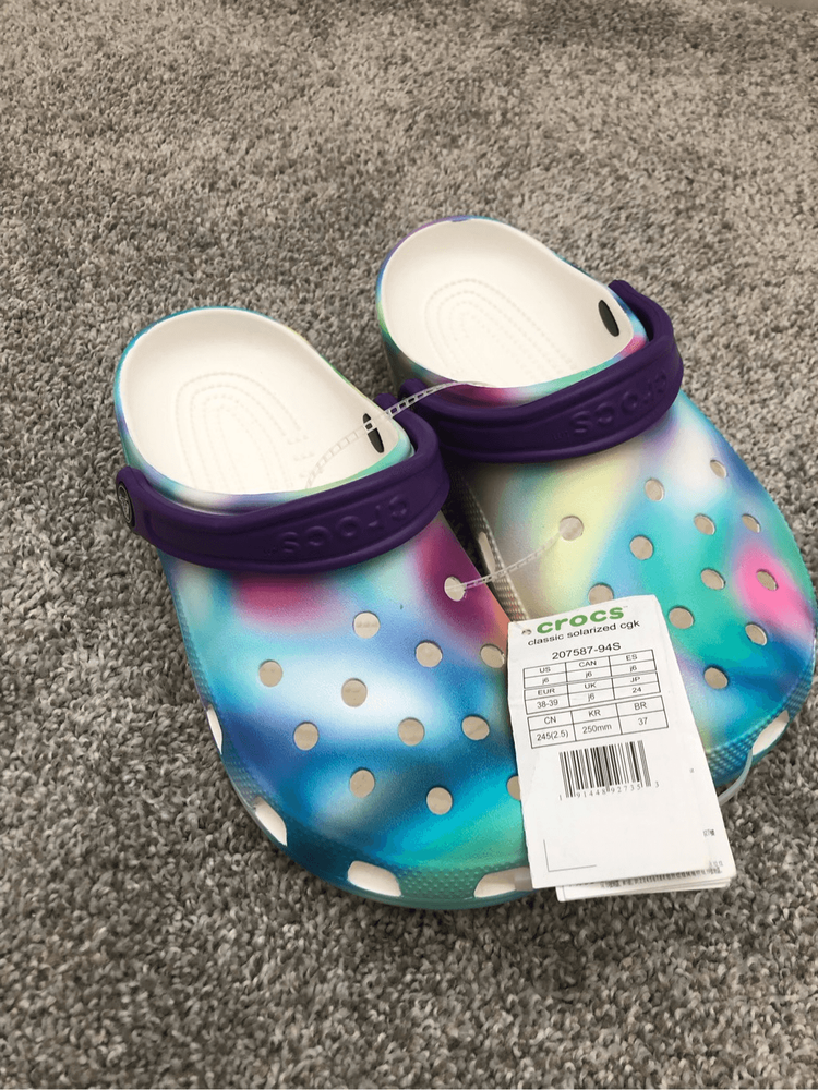 Crocs Classic Clogs Solarizes CGK Kids Junior Size 6