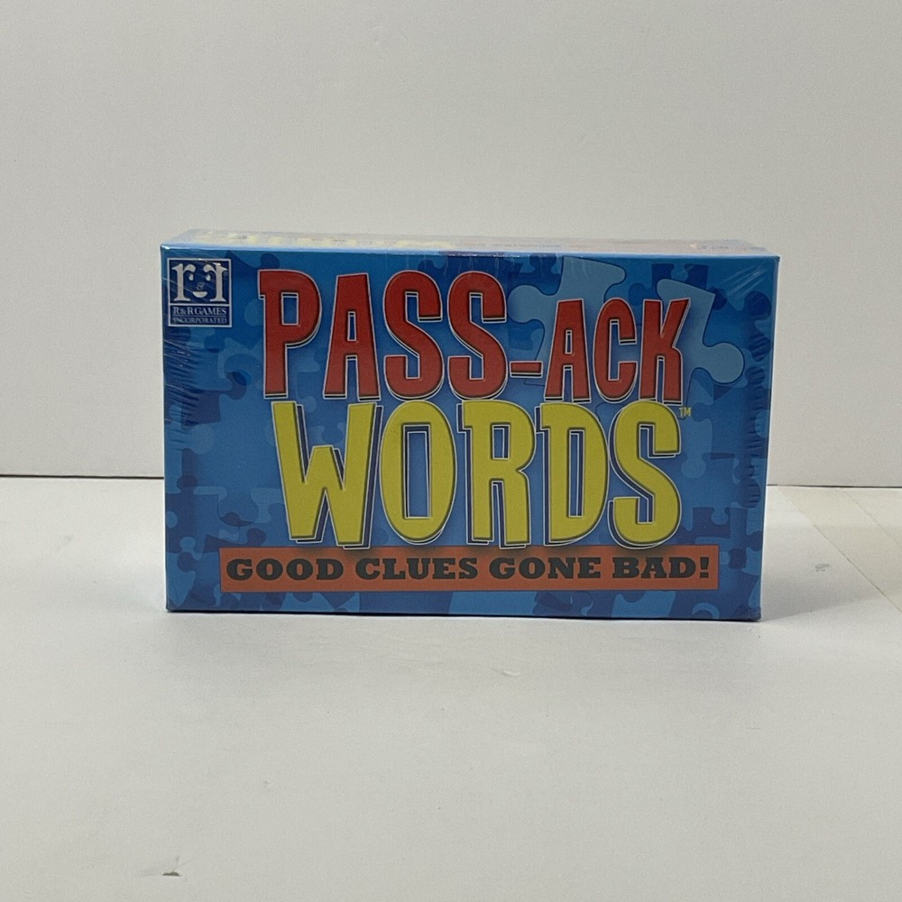 Pass-Ack Words Game - Good Clues Gone Bad! Ages 12+ (New, Factory Sealed)