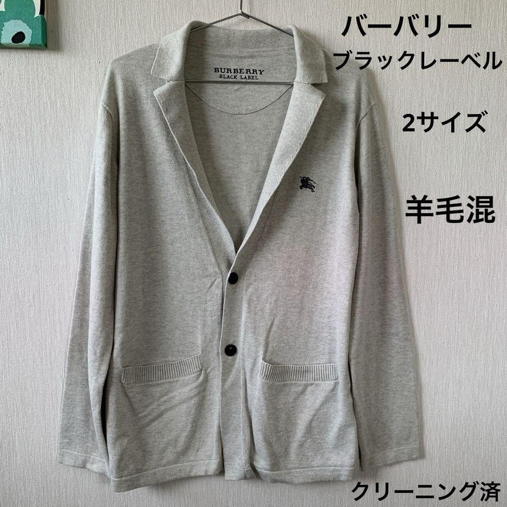 Burberry Black Label Wool-blend Cardigan Men's Fashion from Japan