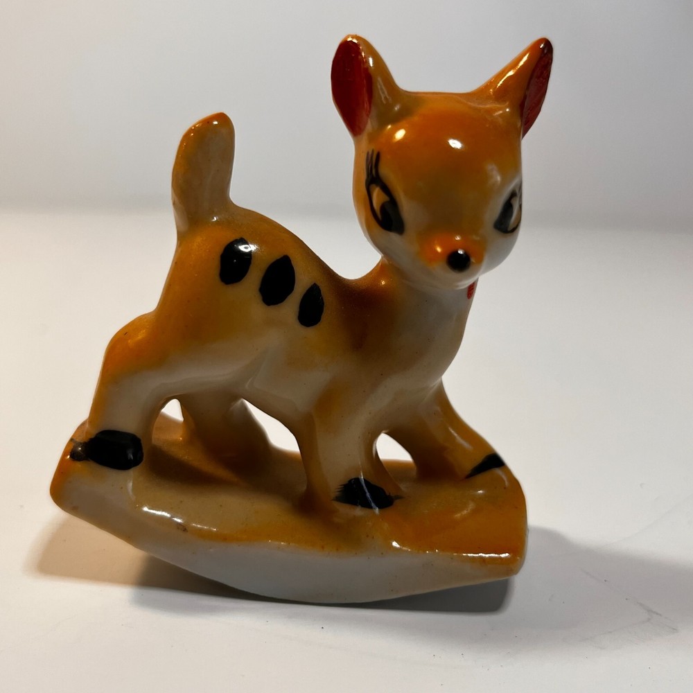 Baby Rocking Reindeer Deer Figurine 2 2/3