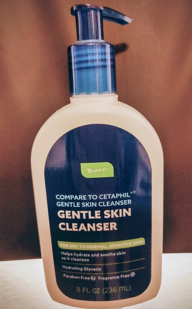 b-pure Gentle Skin Cleanser for Dry to Normal, Sensitive Skin 8oz, NEW