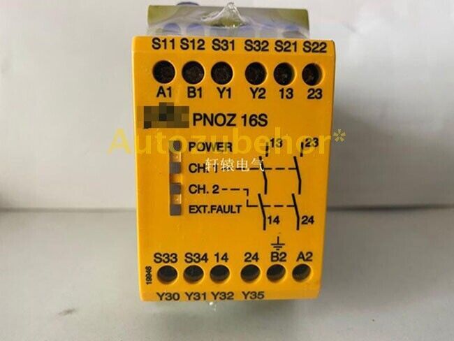 For PNOZ 16S 230VAC 24VDC safety relay 774076 #A6-37