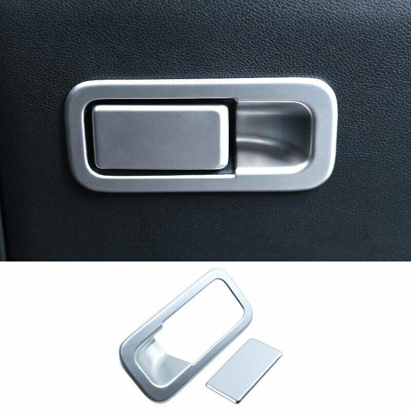 Matte Silver Co-Pilot Storage Box Handle Cover Trim For Kia Sportage 17-2022
