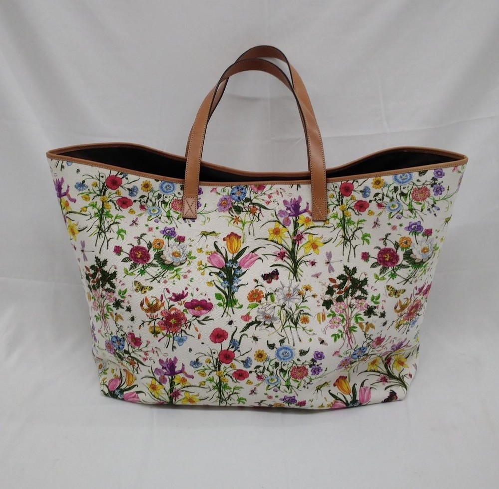 GUCCI Floral Print Tote Bag Model 238695 Style 215280