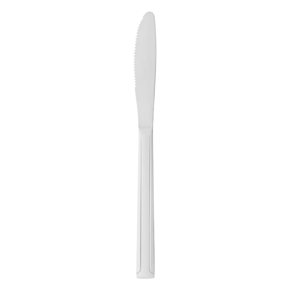 World Tableware 657 5302 Med. Wt. Dominion Fluted Dinner Knife - Dozen