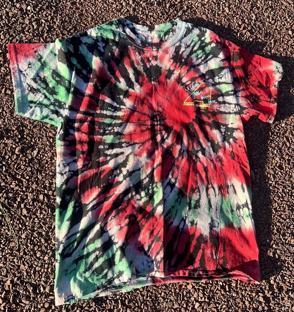 Travis Scott Blink Of An Eye Europe Tour Tee Tie Dye 93665-352 Men Size Large