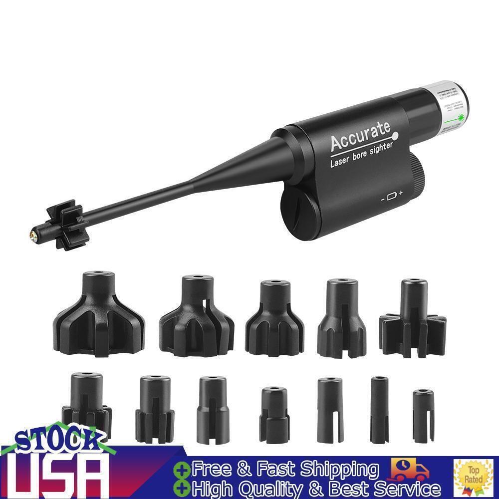 177-12GA multi caliber Bore Sighter Collimator Red Green Laser Bore Sight Kit