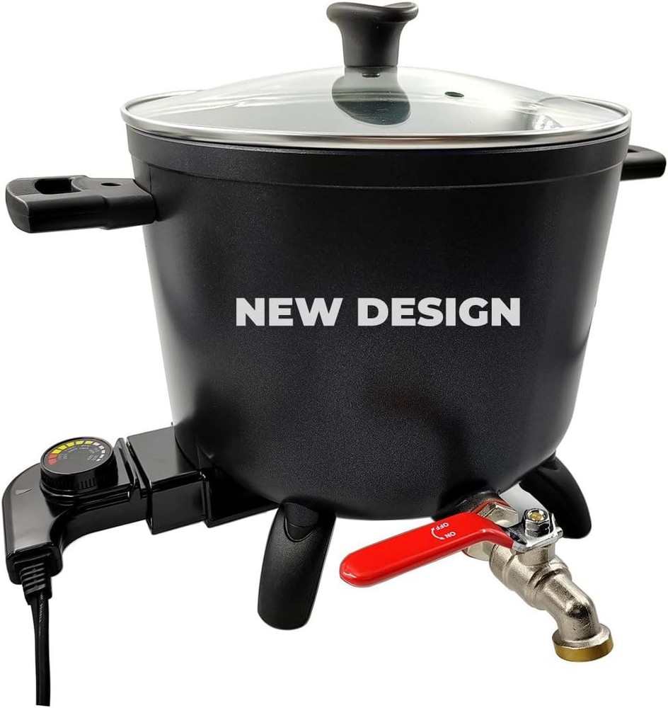 Wonnv 7-Qt Electric Wax Melter for Soy Candle Making Holds 14 Lbs