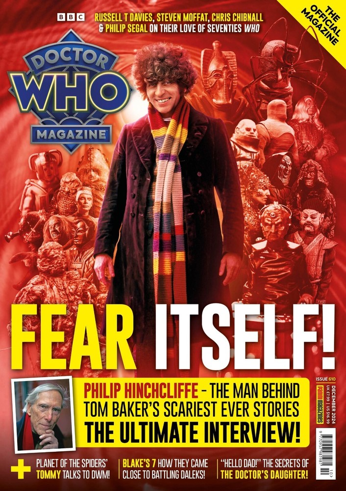 Dr Doctor Who Magazine 610 December 2024 - Philip Hinchcliffe - No Cover Sticker