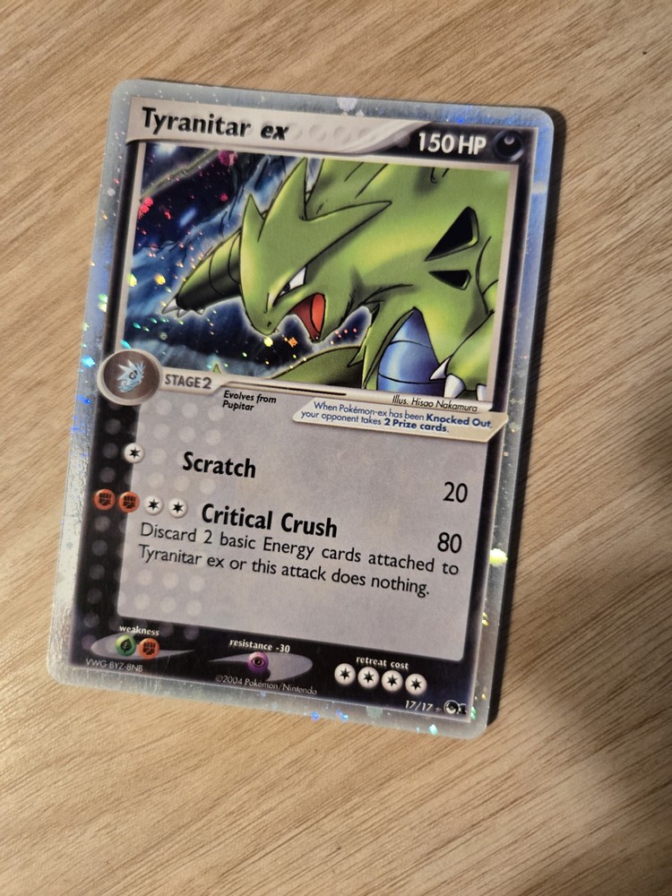 ▸ Tyranitar ex | POP Series 1 | Holo | 17/17 | NM