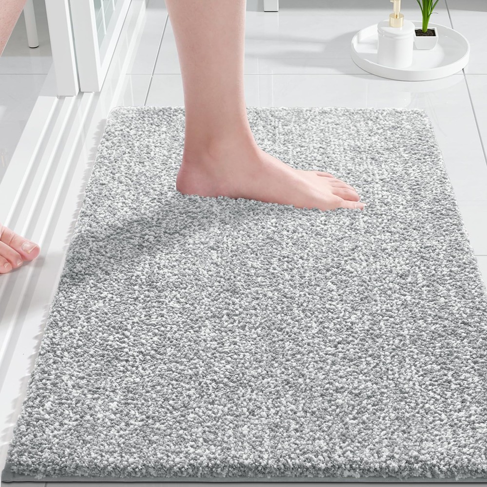 Extra Soft Non-Slip Bathroom Rugs Mat, Ultra Comfortable and Water Absorbent Bath Mat for Enhanced Safety and Coziness