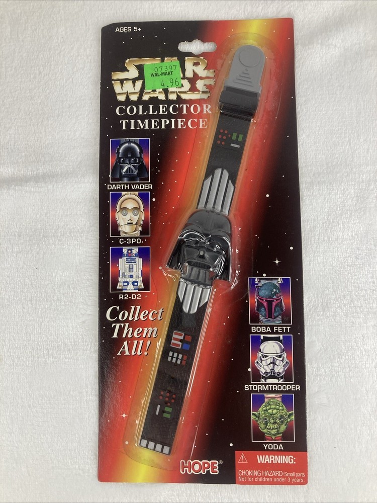 Star Wars Collector Timepiece Watch Darth Vader Hope 1996 Vintage