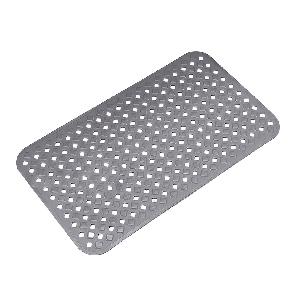 Non-Slip Shower Mat with Cushioned Comfort and Hollow Drainage