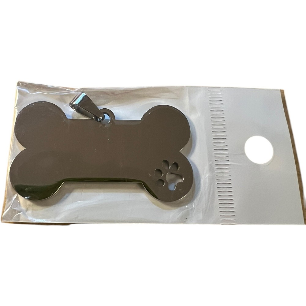 Pet ID Tag Custom Engraved Personalized Dog Cat Name Tages Double Side