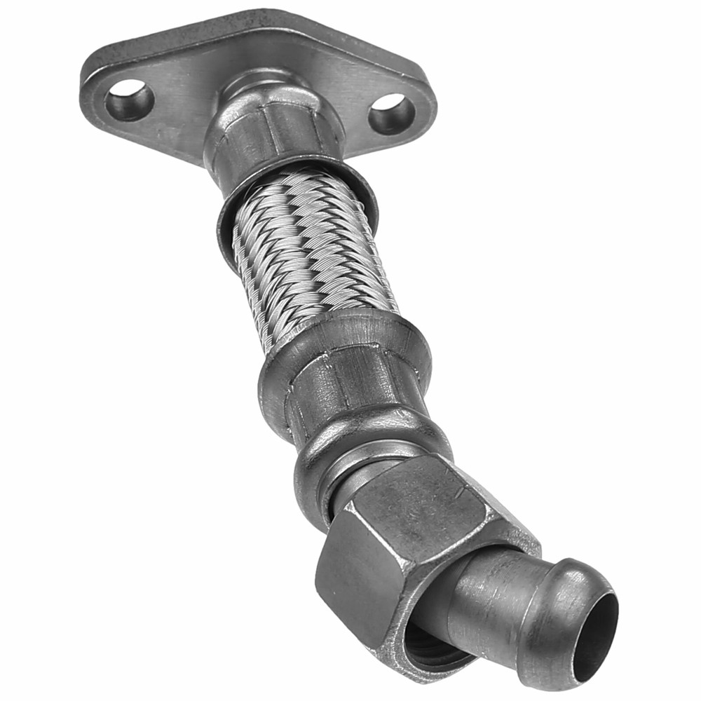 Turbocharger Oil Line Return Line with Clamps for Volkswagen Beetle Golf Jetta