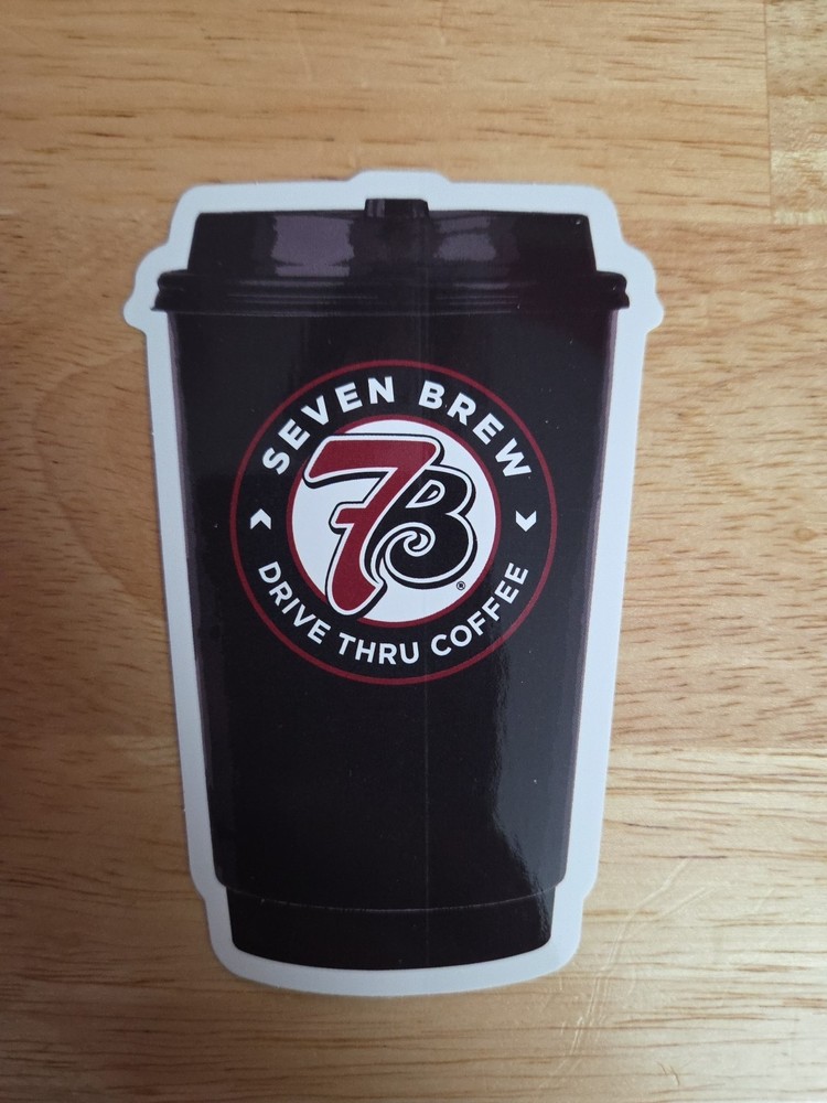 Sticker Of 7 Brew Coffee Cup