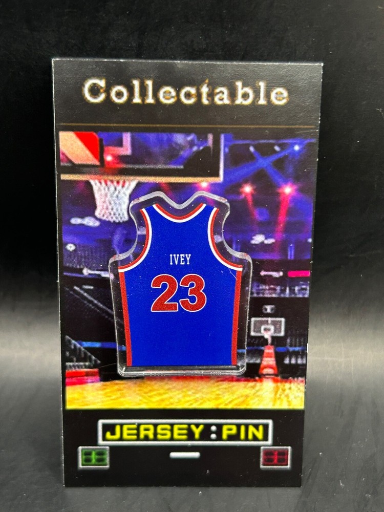 Detroit Pistons Jaden Ivey Jersey Lapel Pin - Classic DP Collectible