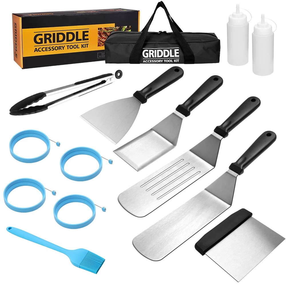 Professional Flat Top Griddle Accessories Set for Blackstone & Camp Chef Grills