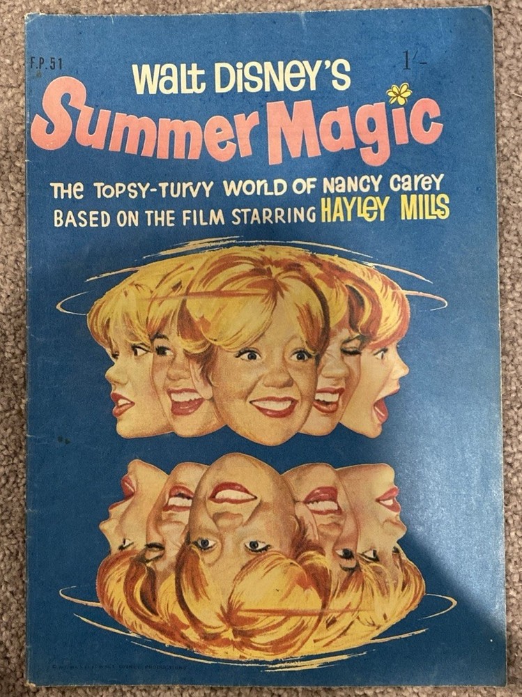1964 Australia FP51 1/- Walt Disney Summer Magic Hayley Mills Film Stamp