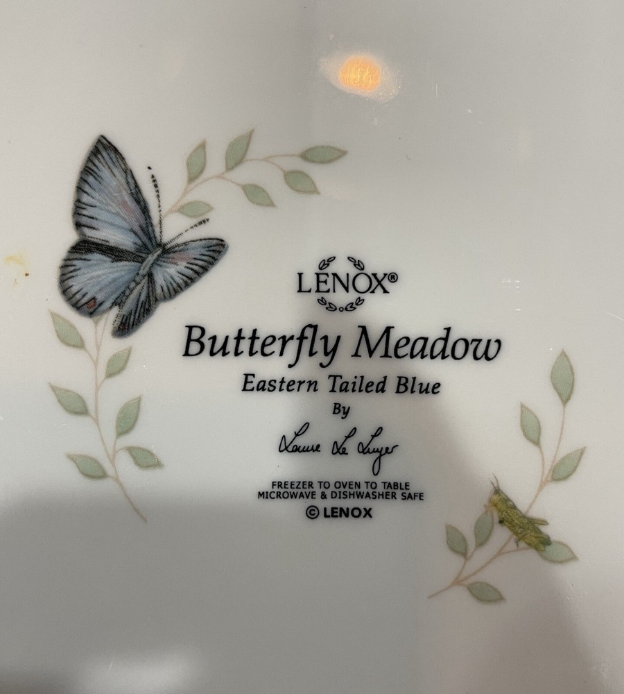 Lenox Butterfly Meadow Eastern Tailed Blue 1 Plate