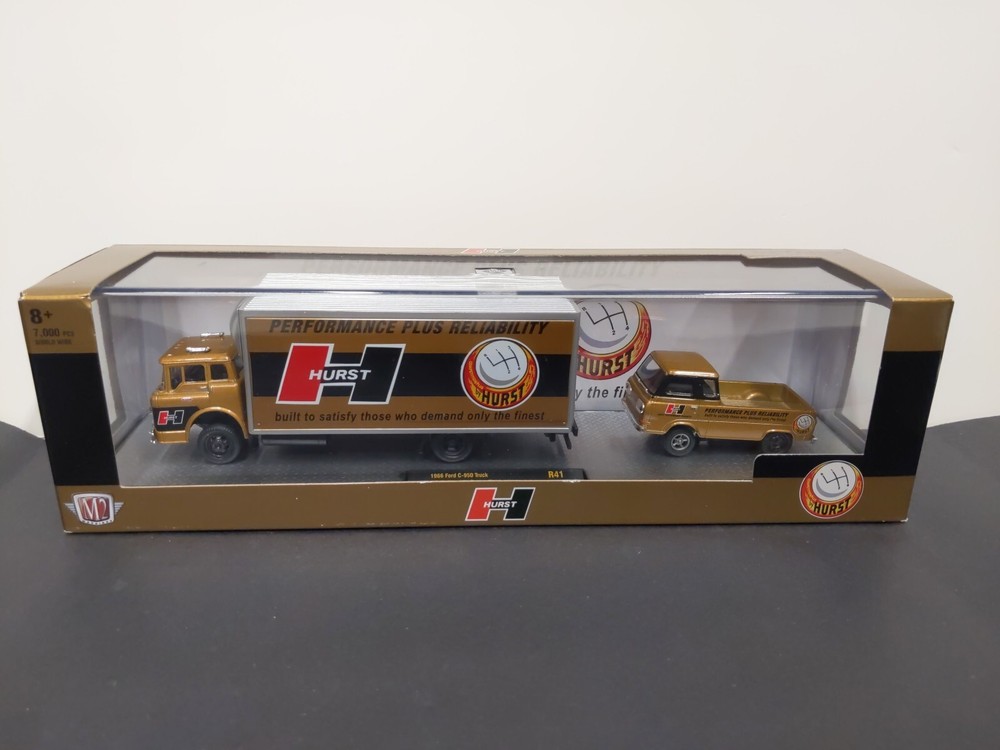 M2 Machines 1/64 HURST 1966 Ford C-950 Truck & 1965 Ford Econoline Truck