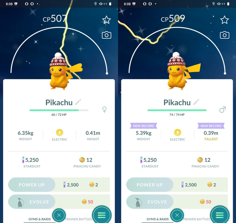 Shiny Pikachu Beanie Hat - Trade For Registered Shiny Pikachu