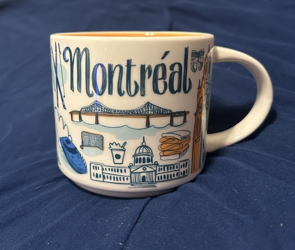 Starbucks MONTREAL - Been There Series Mug (discontinued series) Rare Canada
