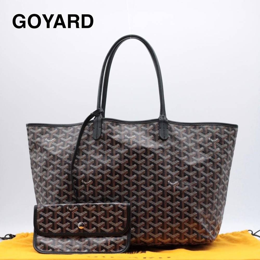Goyard Saint Louis PM Tote Bag with Pouch Preowned Luxury Handbag