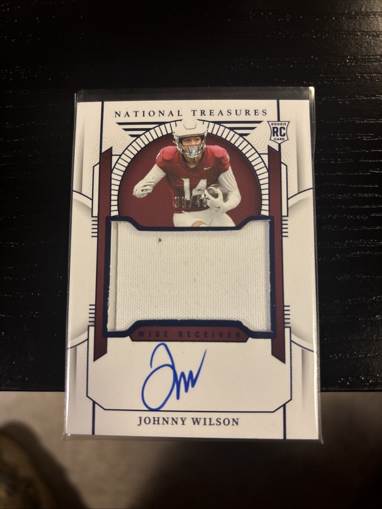 2024 National Treasures Collegiate Johnny Wilson RPA /49