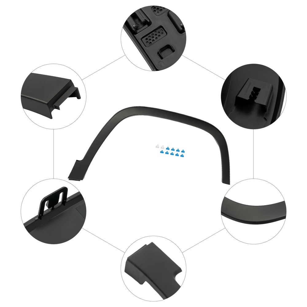 Front Right Passenger Side Fender Flare Repalcement For 2019-2022 Jeep Cherokee