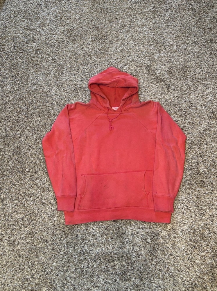Vintage 1950s Healthknit Faded  Red Hoodie 20x25