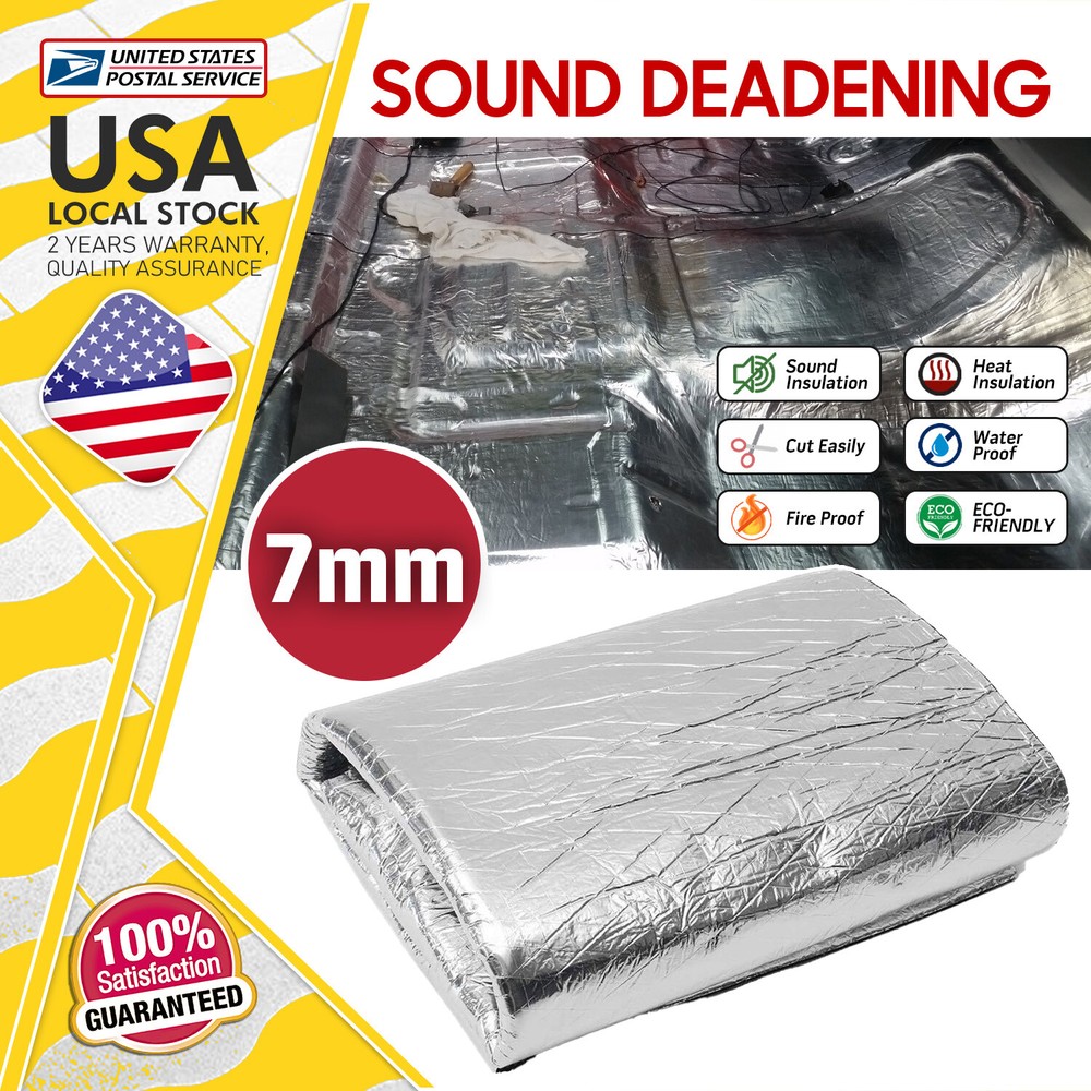 Firewall Sound Deadener Car Roof Heat Shield Insulation Deadening Mat 39