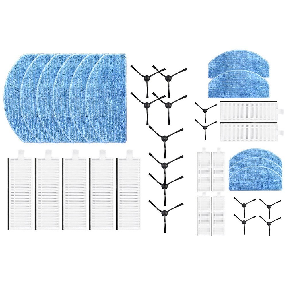 For Laresar Evol 3 Robot Vacuum Cleaner Accessories Side Brush Filter Mop Cloths