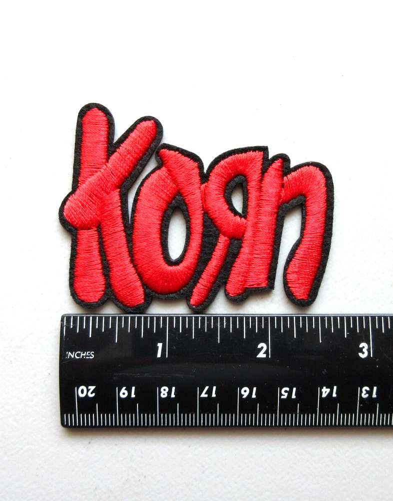 🔥KORN HEAVY METAL BAND MUSIC HAT BATTLE JACKET VEST EMBROIDERED IRON ON PATCH