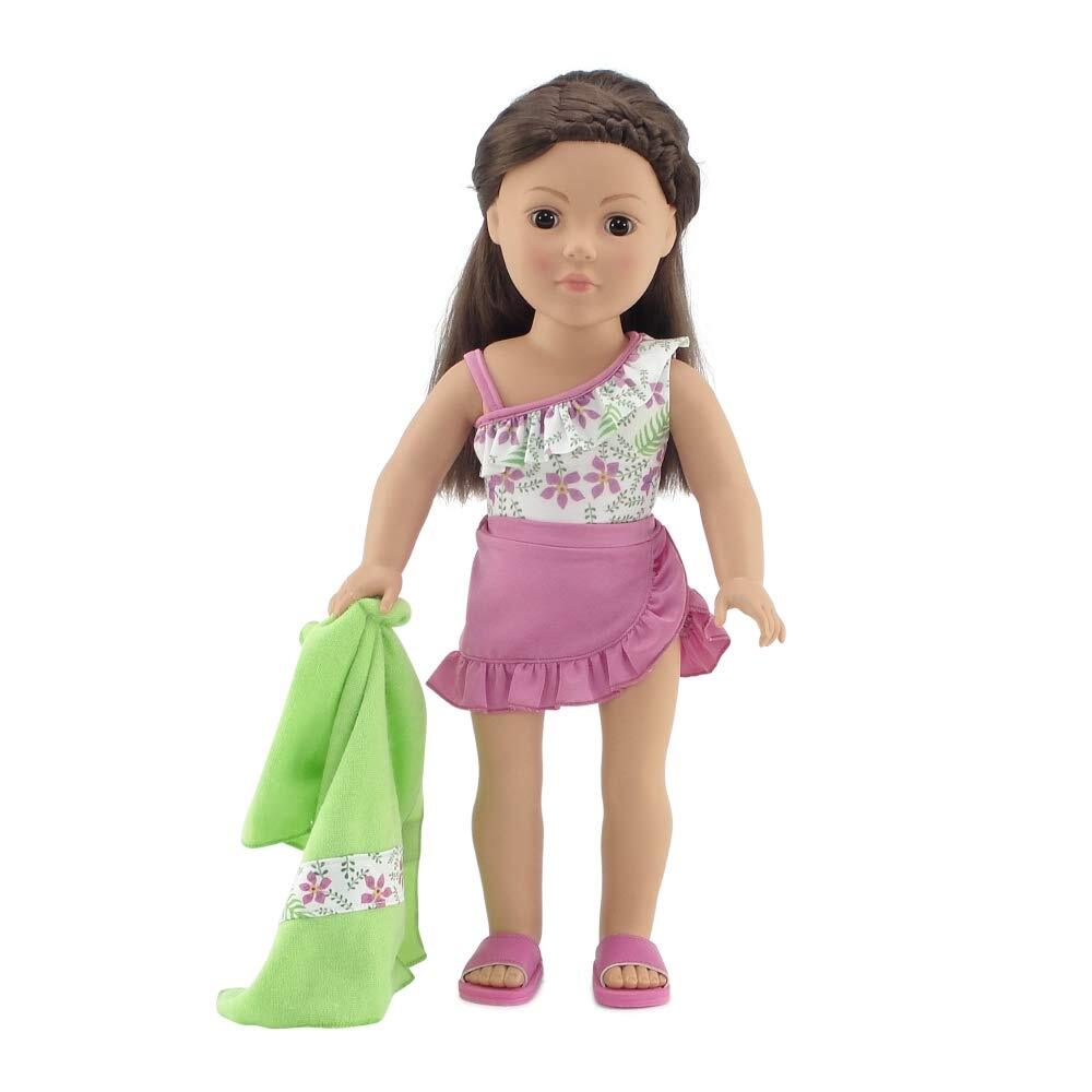 18 Inch Doll Clothes | 4-Piece Floral Print Piece 18