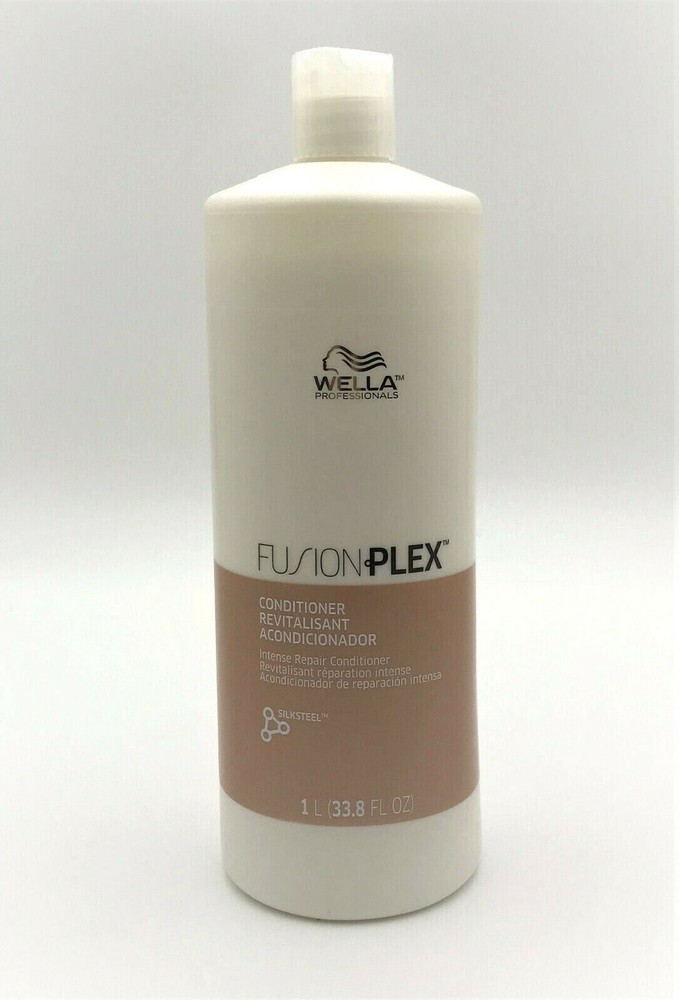 Wella Fusion Plex Intense Repair Conditioner 33.8 oz for Damaged Hair