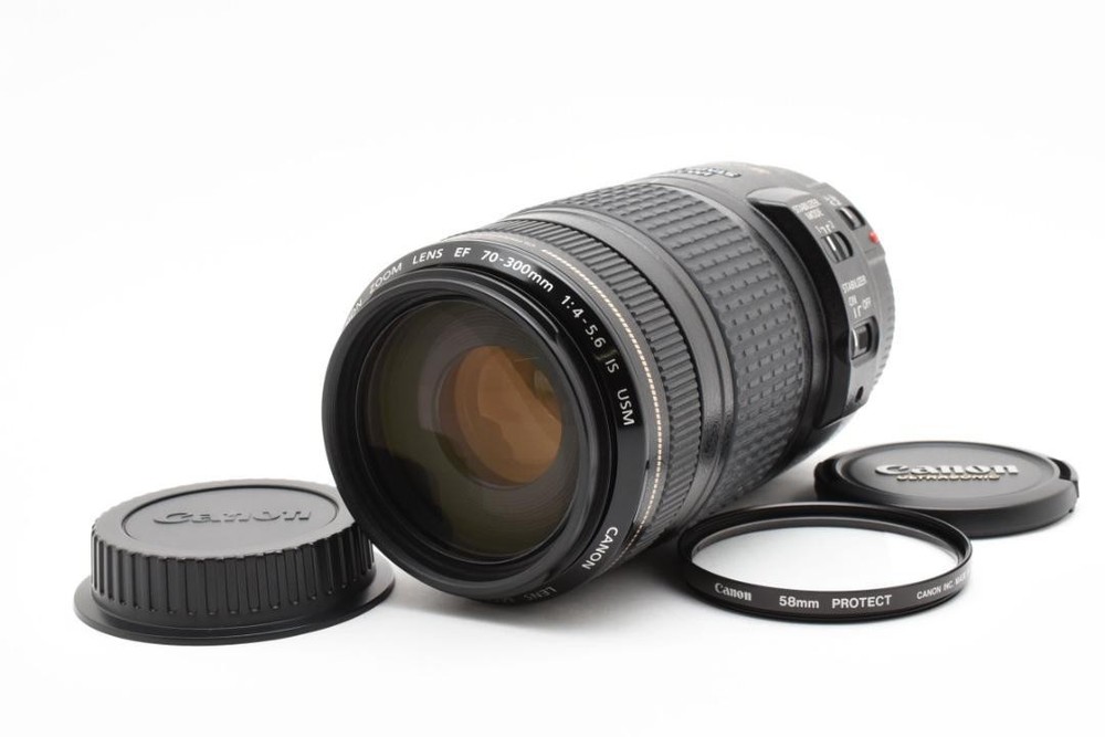 Canon EF 70-300mm F4-5.6 IS USM Telephoto Zoom Lens Pre-Owned