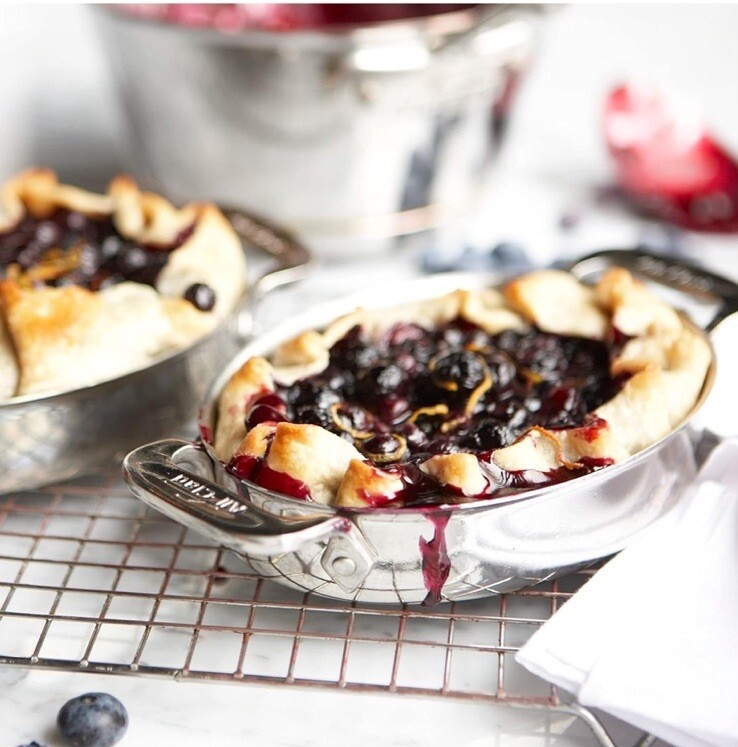 All-Clad 7-Inch Stainless Steel Oval Gratin Baker for Individual Casseroles