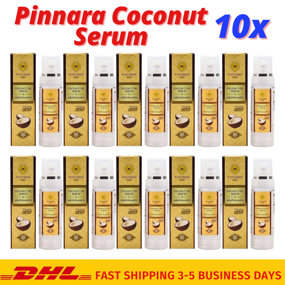 10x Cold Pressed Coconut Oil Pinnara Serum for Nourishing Body Face Hair and Skin